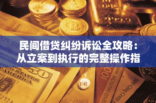 武汉民间借贷纠纷诉讼全攻略：从立案到执行的完整操作指南