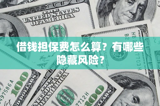 武汉借钱担保费怎么算？有哪些隐藏风险？