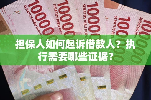 武汉担保人如何起诉借款人？执行需要哪些证据？