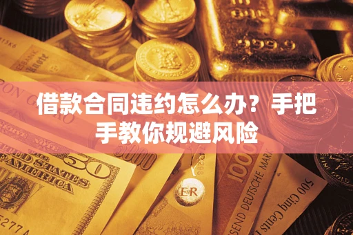 武汉借款合同违约怎么办？手把手教你规避风险