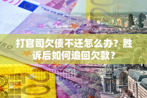 武汉打官司欠债不还怎么办？胜诉后如何追回欠款？