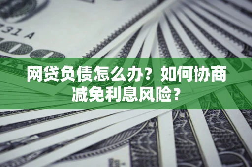 武汉网贷负债怎么办？如何协商减免利息风险？