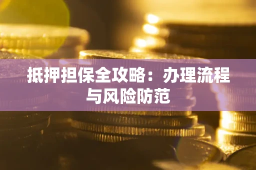 武汉抵押担保全攻略：办理流程与风险防范