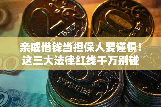 武汉亲戚借钱当担保人要谨慎！这三大法律红线千万别碰