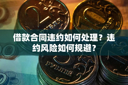 武汉借款合同违约如何处理？违约风险如何规避？