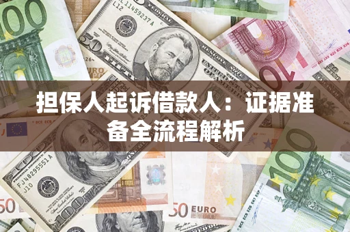 武汉担保人起诉借款人：证据准备全流程解析