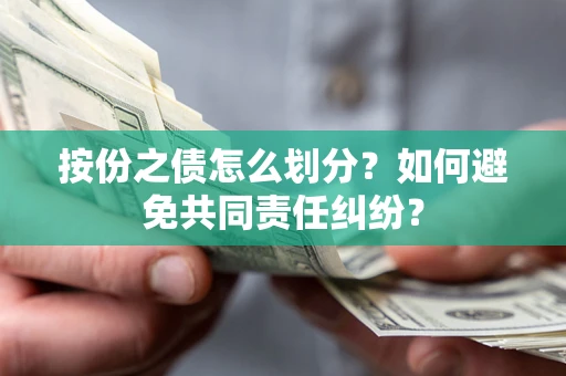 武汉按份之债怎么划分？如何避免共同责任纠纷？