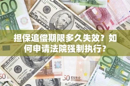 武汉担保追偿期限多久失效？如何申请法院强制执行？