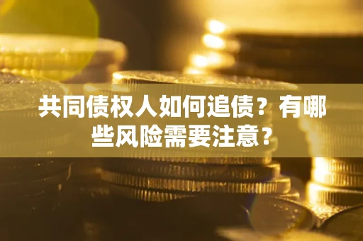 武汉共同债权人如何追债？有哪些风险需要注意？