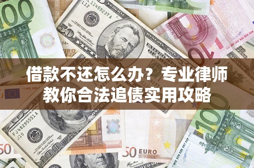 武汉借款不还怎么办？专业律师教你合法追债实用攻略
